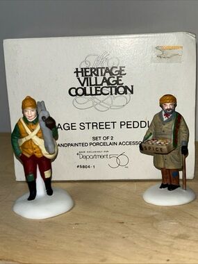 Dept 56 Dickens‎ Village Village Street Peddlers Set of 2 #58041